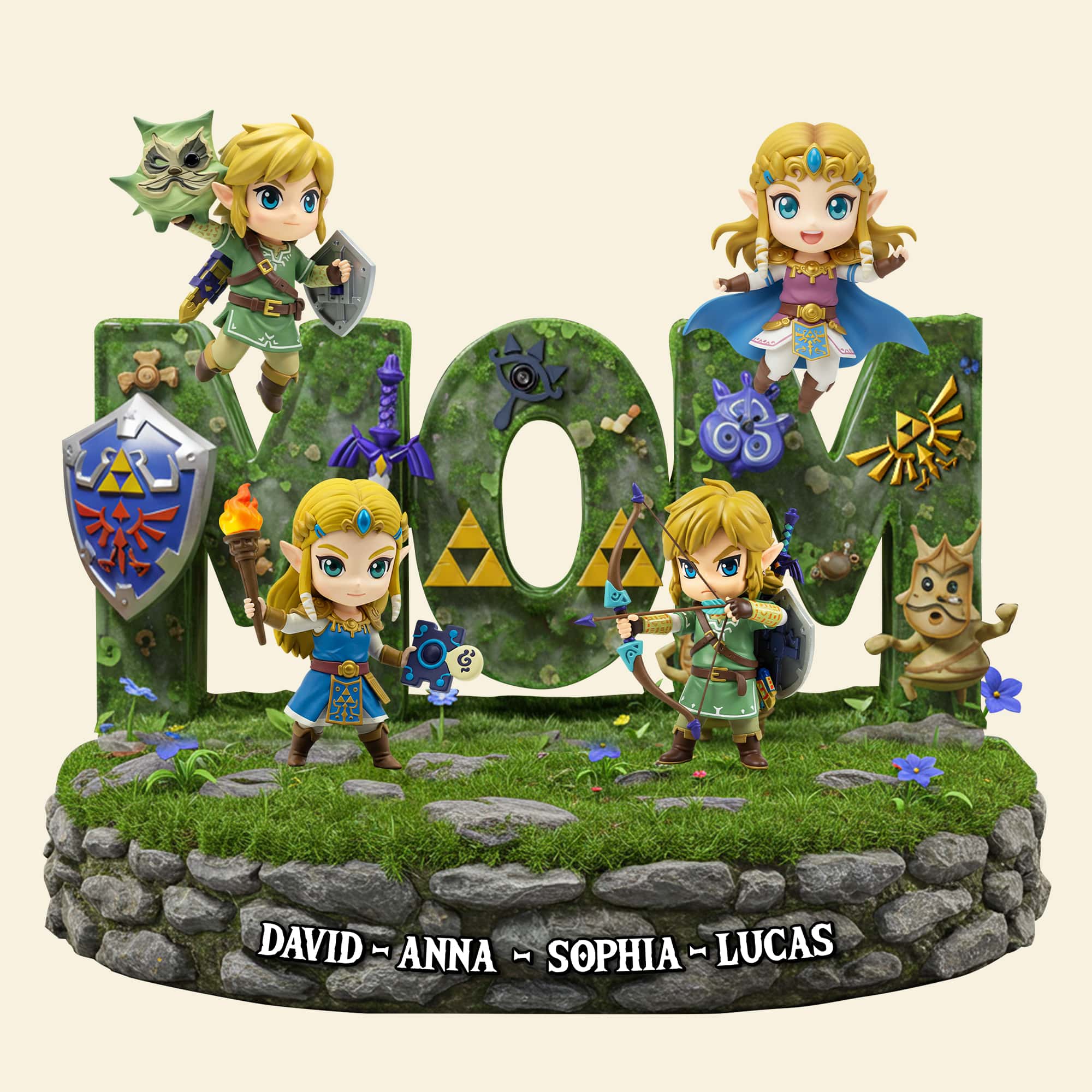 Legend Mom Plaque - A Personalized Gift for Every Mom Shaped Plaques PopCulturePrints