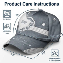 Load image into Gallery viewer, Grandpa&#39;s Love: Personalized Classic Cap - Custom Gift for Grandpa, Dad, Father, and Grandkid Classic Cap PopCulturePrints
