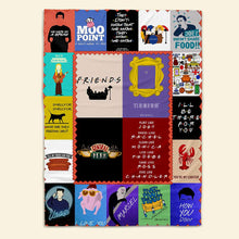 Load image into Gallery viewer, Friends TV Show Fan Blanket - Cozy Anniversary Gift Blanket PopCulturePrints
