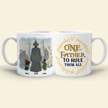 Load image into Gallery viewer, Personalized Mug: One Father to Rule Them All Coffee Mug PopCulturePrints
