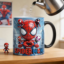 Load image into Gallery viewer, “Every Hero Needs A Mom” - Spider Man Magic Coffee Mug, Personalized Gift for Mom Coffee Mug PopCulturePrints
