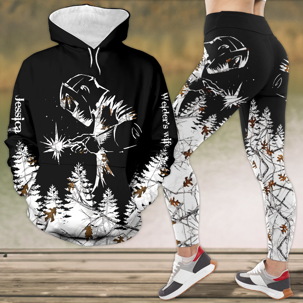 Custom Welder's Wife Hoodie & Leggings Set