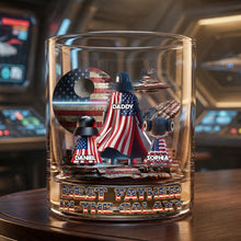 Load image into Gallery viewer, "Best Father in the Galaxy" - Legendary Cosmic Dad Round Glass - Personalized Gift for Dads, Grandpas, and More! Glass PopCulturePrints
