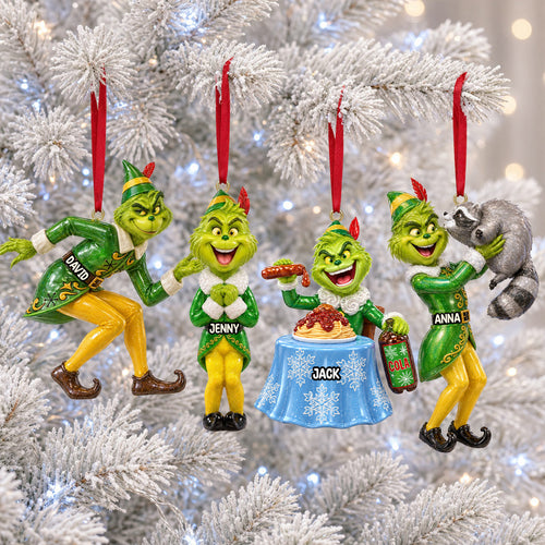 Mischievous Christmas Character Ornament - Personalized Gifts 04HUTN131026 Ornament PopCulturePrints