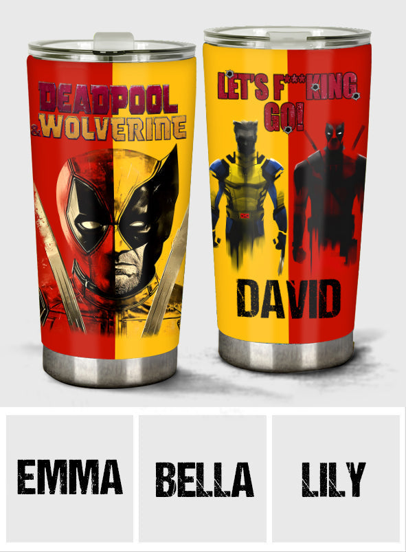 Deadpool & Wolverine - Personalized Themed Tumbler