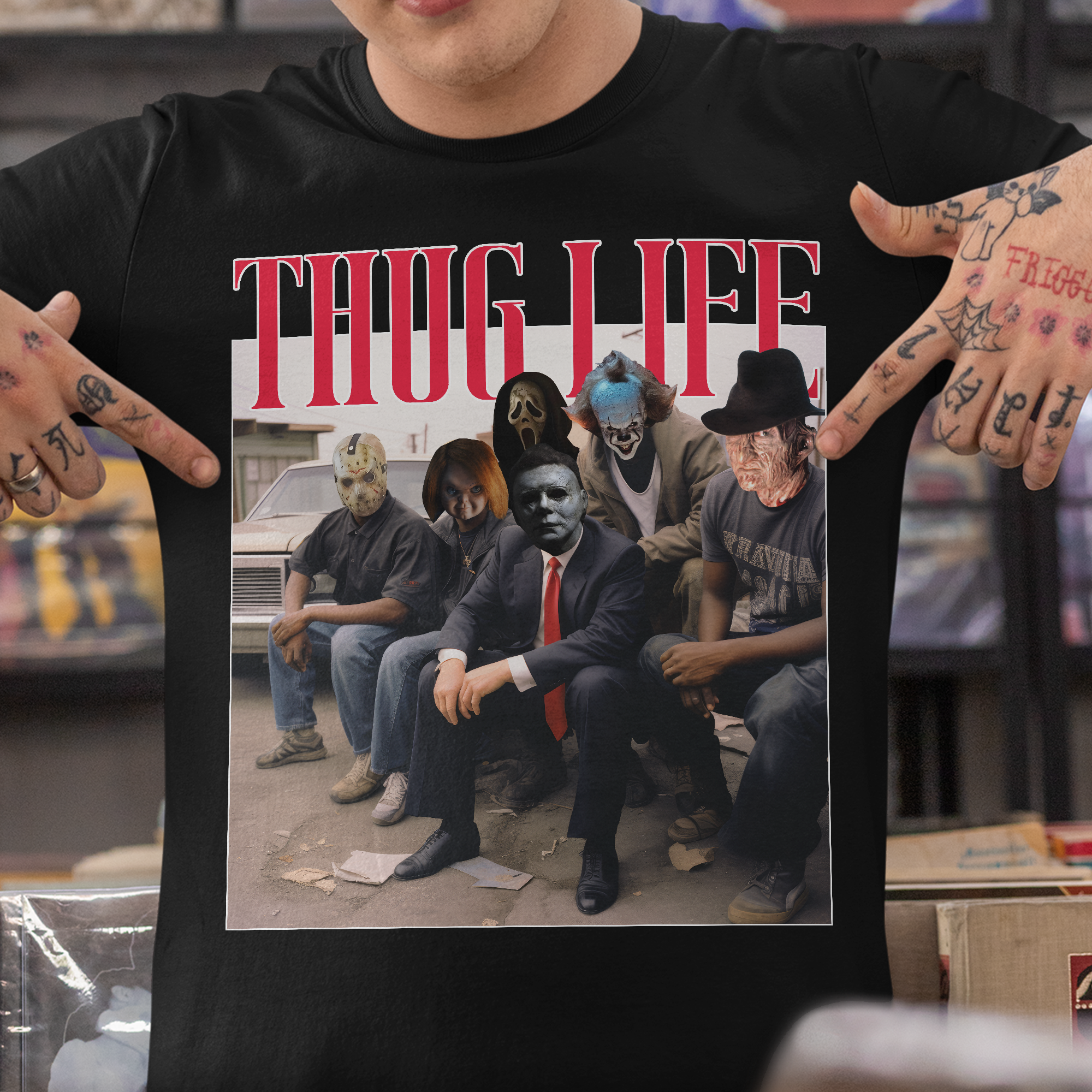 Thug Life - Halloween Horror Icons Shirt