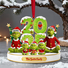 Load image into Gallery viewer, Celebrate Togetherness: Personalized Happly Family Christmas Ornament - Custom Gift for Family, Friends, and Loved Ones Ornament PopCulturePrints

