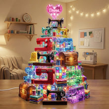 Load image into Gallery viewer, Personalized Sparkle Sewing Machine Light Box: A Unique Gift for Sewing Enthusiasts Light Box PopCulturePrints
