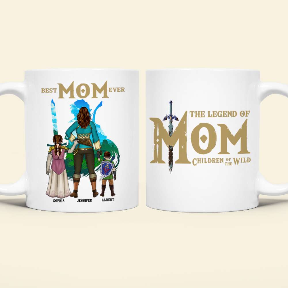 Personalized Best Mom Ever Fantasy Coffee Mug Coffee Mug PopCulturePrints