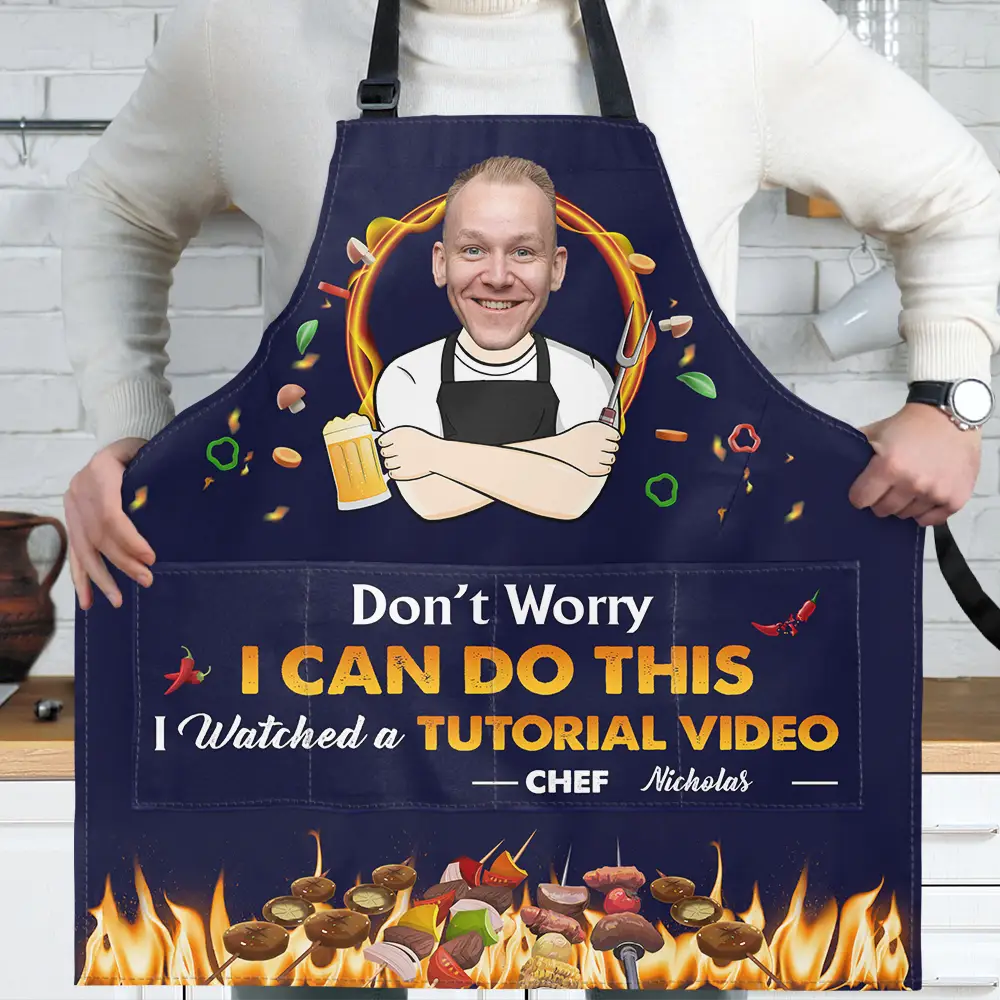 Don't Worry, I Can Do This - Personalized Apron | Perfect Gift for Cooking Enthusiasts Apron PopCulturePrints