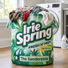 Load image into Gallery viewer, Laid-Back Stoner Laundry Basket - Personalized Gifts 03hutn110726 Laundry Basket PopCulturePrints
