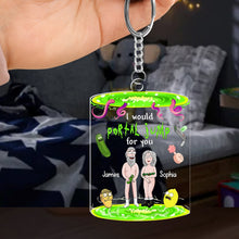 Load image into Gallery viewer, Valentine&#39;s Day Gifts: Custom Portal Adventure Keychain for Couples Keychains PopCulturePrints
