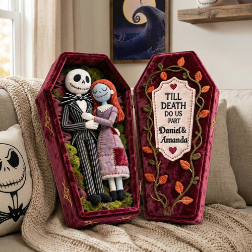 Till Death Do Us Part - Forever Love Couple Pillow - Personalized Gift for Couples Pillow PopCulturePrints