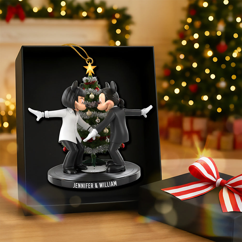 Dance Through Life Together - Personalized Dancing Couple Ornament Ornament PopCulturePrints