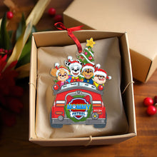 Load image into Gallery viewer, Personalized Kids&#39; Christmas Car Ornament Ornament PopCulturePrints
