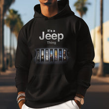 Load image into Gallery viewer, Personalized &#39;God is Great, Jeep is Good, and People are Crazy&#39; Sweatshirt
