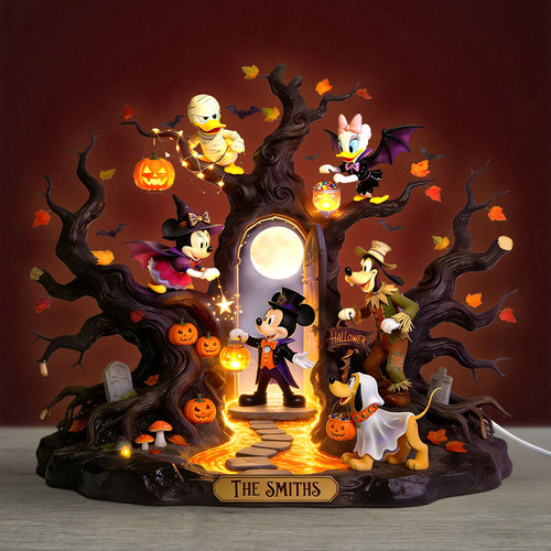 Illuminate Your Halloween Spirit - Cute Spooky Mouse Acrylic Light Box - Personalized Gifts For Family Light Box PopCulturePrints