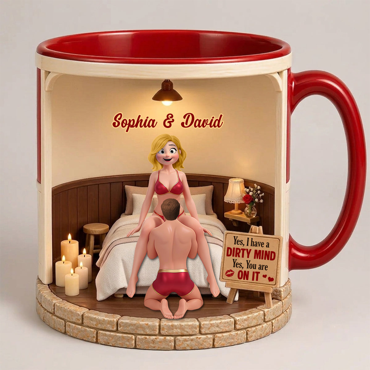Naughty Couple Coffee Mug Personalized Gifts For Couple 05OHTN290626 Coffee Mug PopCulturePrints