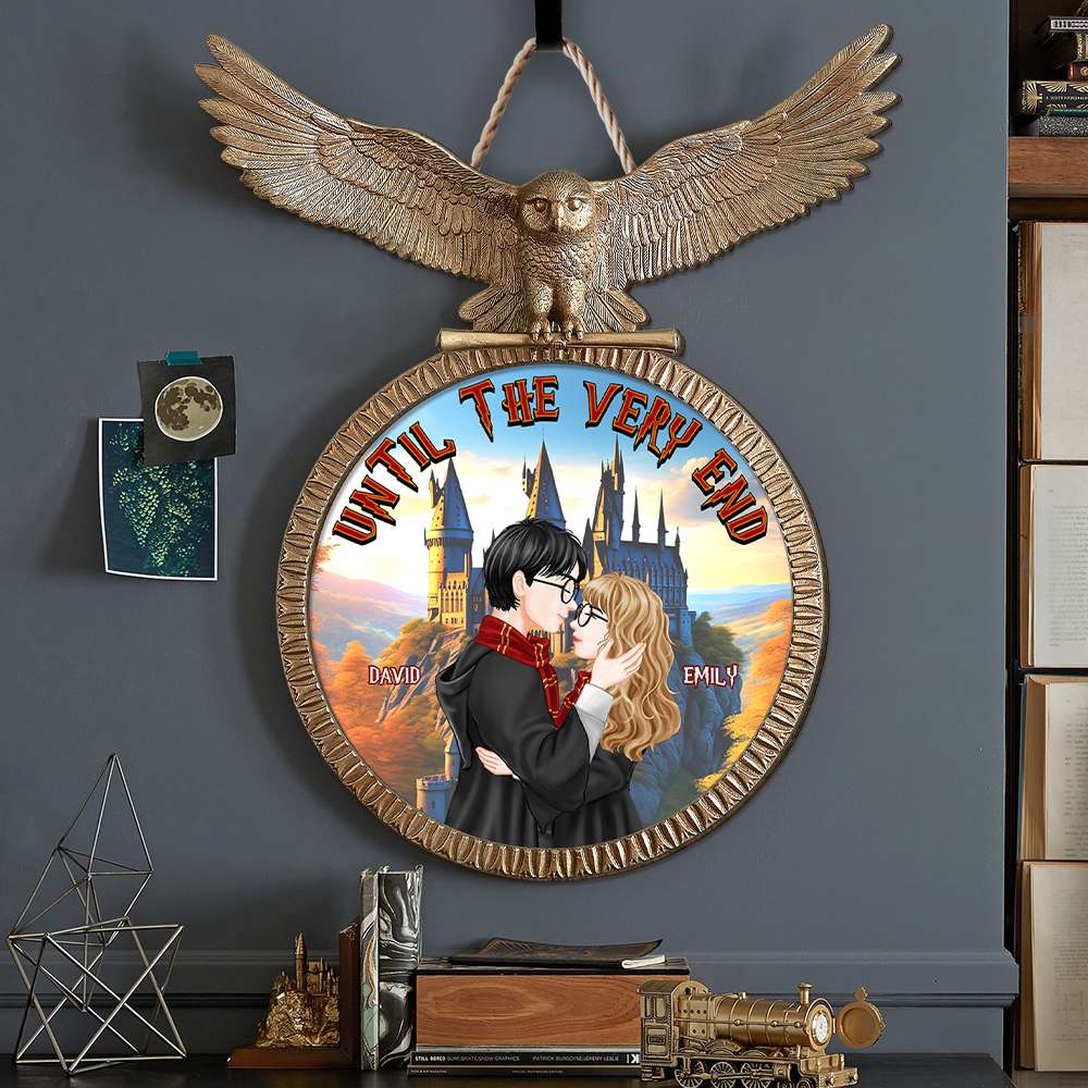 Personalized Harry Potter Couple Wall Decor - Until The Very End