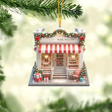 Load image into Gallery viewer, Personalized Nail Salon Acrylic Ornament for Her Ornament PopCulturePrints
