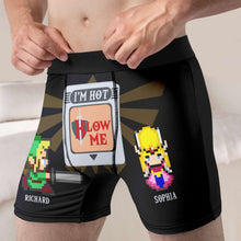 Load image into Gallery viewer, Personalized Gamer Boxer Briefs - Retro Fun Design Boxer Briefs PopCulturePrints
