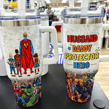 Load image into Gallery viewer, Super Mom Personalized Tumbler – Custom Gift for Mother&#39;s Day Tumbler Cup PopCulturePrints
