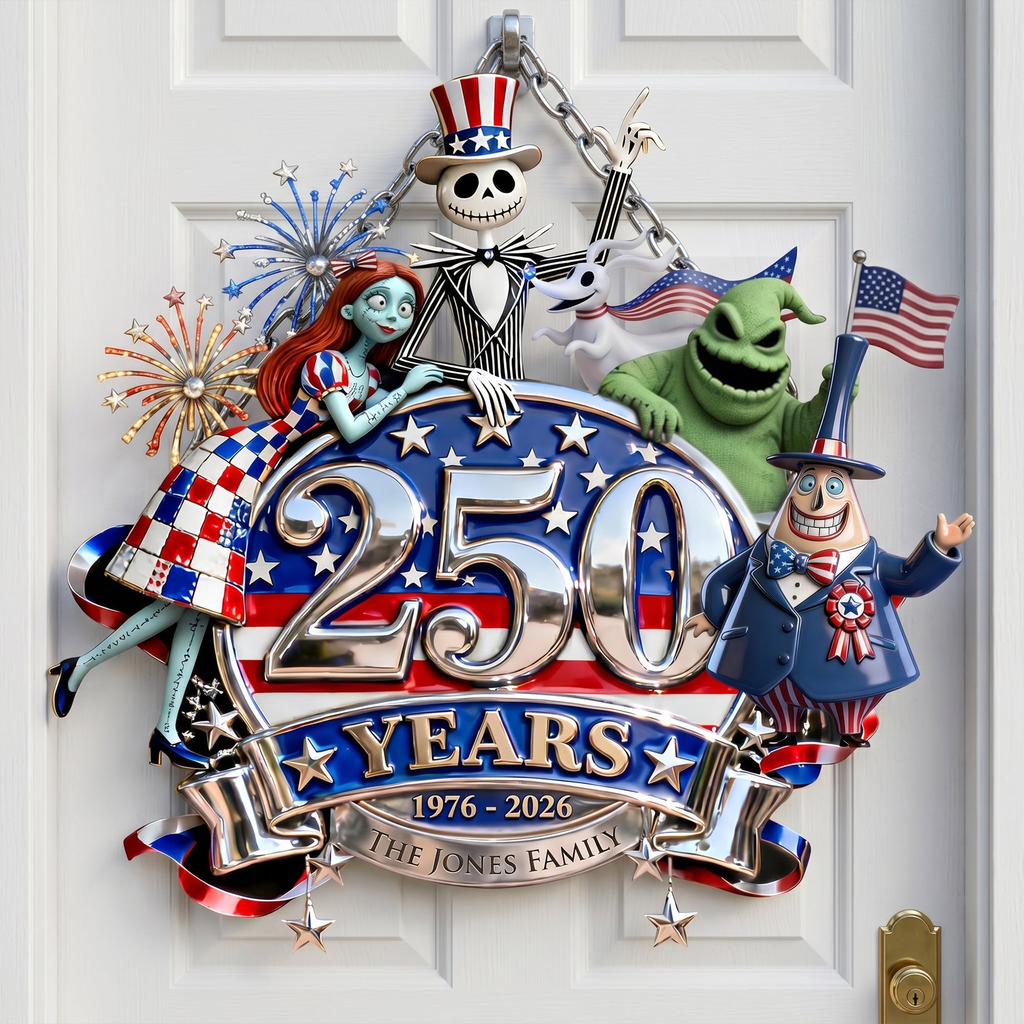 Celebrate 250 Years with Fun and Quirky Freedom - Personalized Acrylic Sign for Patriots Acrylic Sign PopCulturePrints