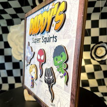 Load image into Gallery viewer, Superhero Dad Personalized Wood Sign - Custom Father&#39;s Day Gift Wood Sign PopCulturePrints
