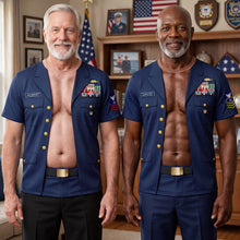 Load image into Gallery viewer, Celebrate Your Service with Pride - Proud Coastal Service Military Shirt - Personalized Gift for Veterans AOP Products PopCulturePrints
