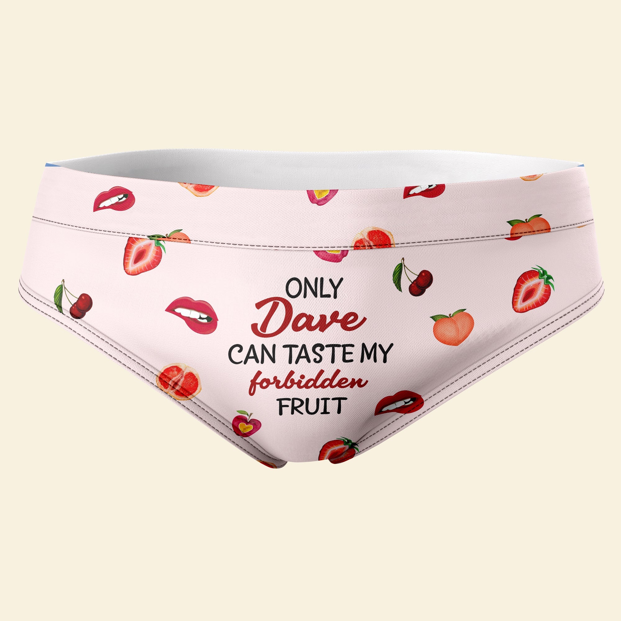 Customizable Women's Briefs - Only Dave Can Taste My Forbidden Fruit Boxer Briefs PopCulturePrints
