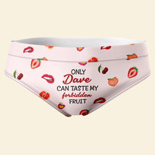 Load image into Gallery viewer, Customizable Women's Briefs - Only Dave Can Taste My Forbidden Fruit Boxer Briefs PopCulturePrints
