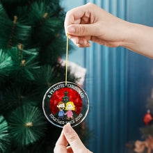 Load image into Gallery viewer, Customized Superhero Family Ornament 2024 | Personalized Acrylic Ornament | Valentine&#39;s Day Gifts Ornament PopCulturePrints
