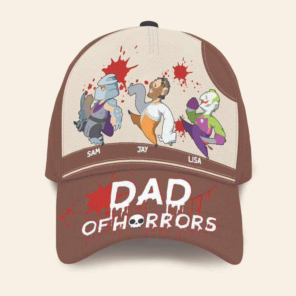 Personalized Horror-Themed Dad Cap