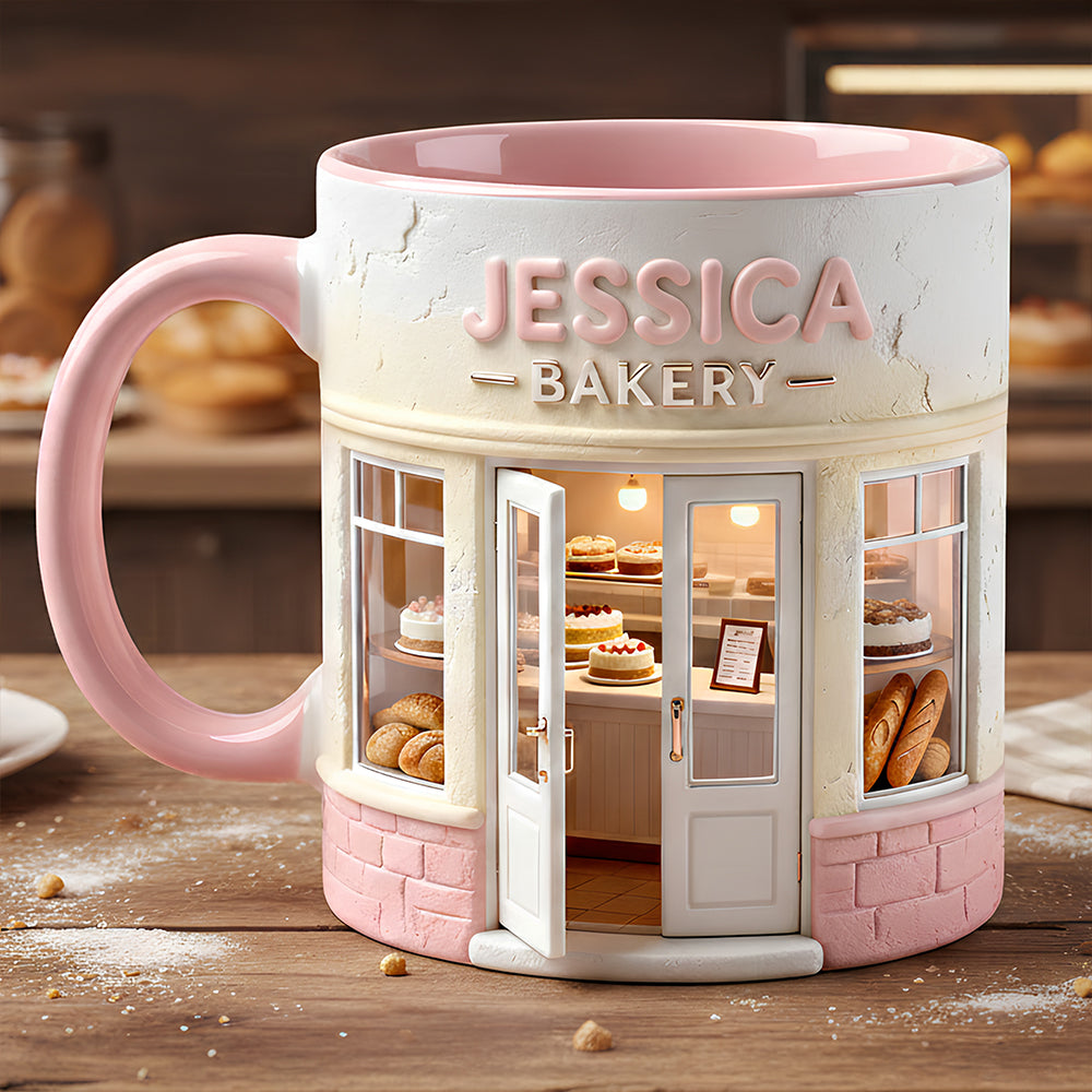“Every Baker Needs a Cozy Cup” - Bakery Shop Accent Mug - Personalized Gift for Bakers Coffee Mug PopCulturePrints