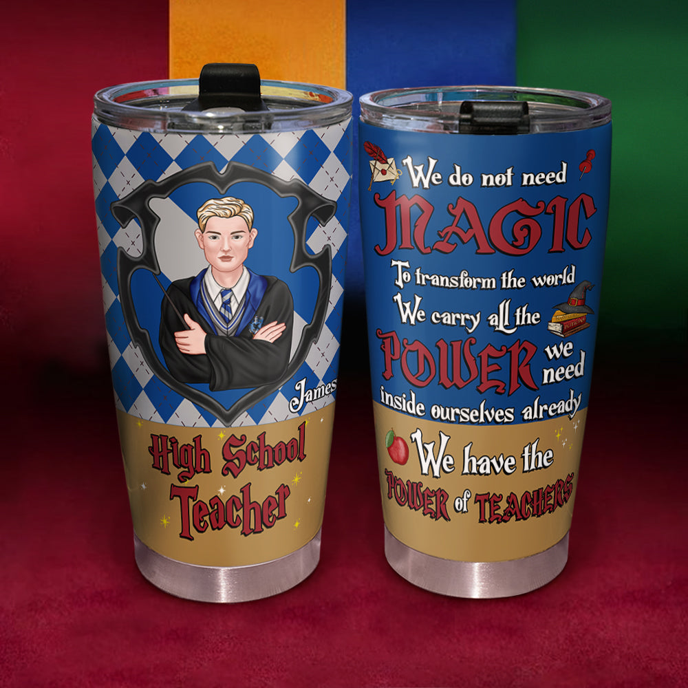 Personalized Magic Teacher Tumbler - Back to School Gift