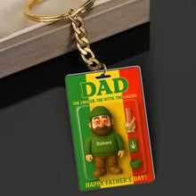 Load image into Gallery viewer, “The Smoker. The Myth. The Legend.” - Custom Acrylic Keychain | Perfect Gift for Dads and Grandpas Keychains PopCulturePrints
