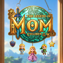 Load image into Gallery viewer, Embrace the Epic Mom Journey – Suncatcher, Personalized Gift for Moms Ornament PopCulturePrints
