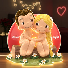 Load image into Gallery viewer, Naughty Couple Acrylic Light Box - Personalized Gift for Couples Who Cherish Playful Moments Light Box PopCulturePrints
