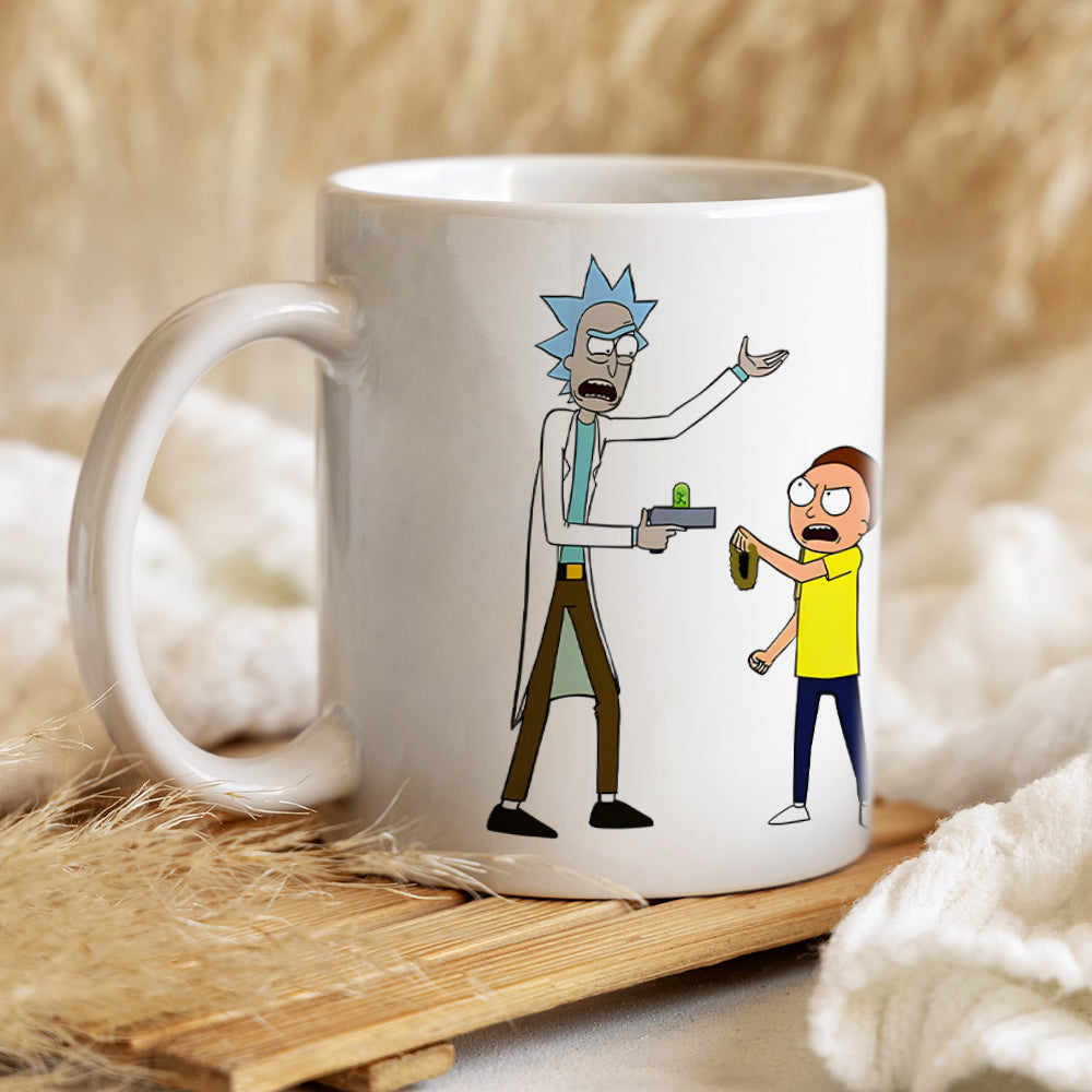 Witty Cartoon Science Mug for Pop Culture Fans Coffee Mug PopCulturePrints