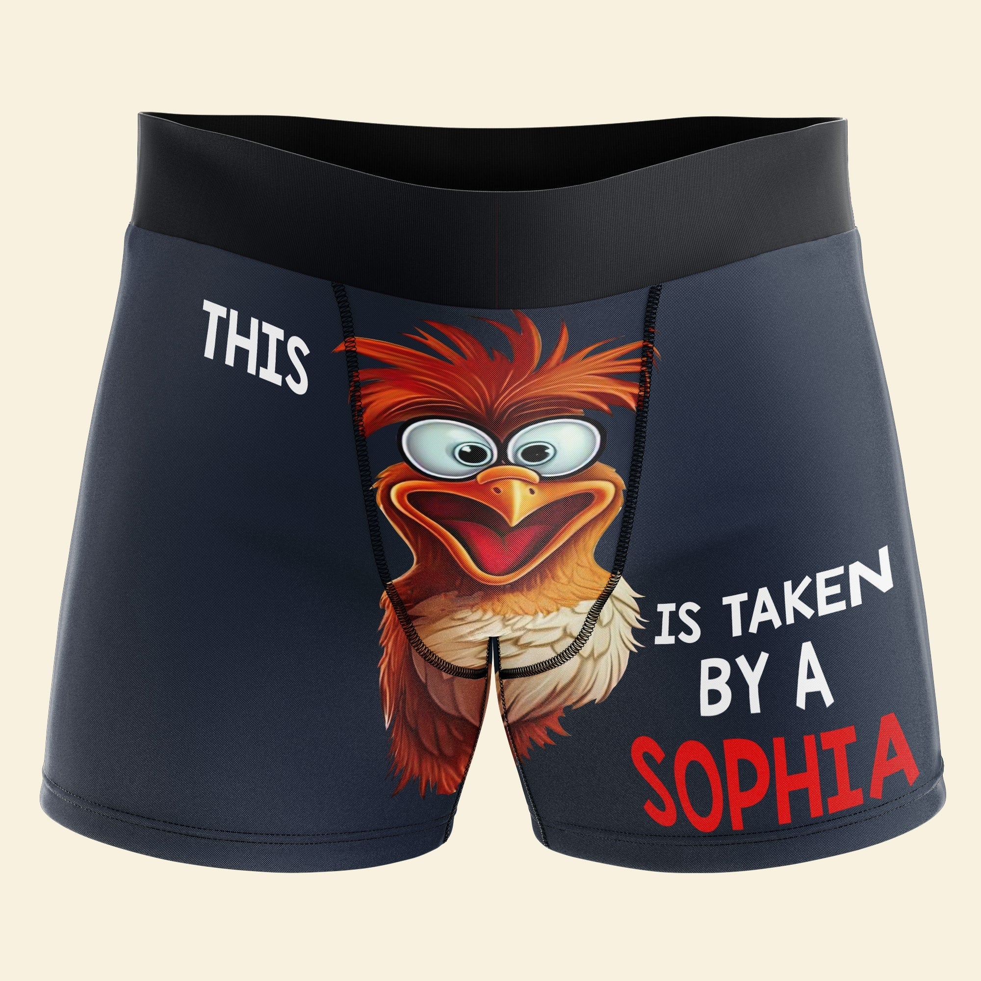 Funny Custom Boxer Briefs - Personalized Gift for Couples Boxer Briefs PopCulturePrints