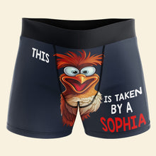 Load image into Gallery viewer, Funny Custom Boxer Briefs - Personalized Gift for Couples Boxer Briefs PopCulturePrints
