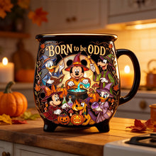 Load image into Gallery viewer, Born to be Odd - Personalized Odd Witches Ceramic Cauldron Mug Cauldron Mug PopCulturePrints

