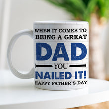 Load image into Gallery viewer, Super Dad Personalized Mug - Custom Father&#39;s Day Gift Coffee Mug PopCulturePrints
