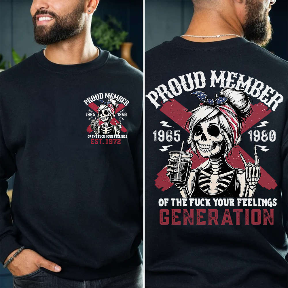 Proud Generation X Member Custom Shirt