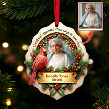 Load image into Gallery viewer, In Loving Memory Cardinal Ornament - Personalized Custom Photo Gift for Loved Ones Ornament PopCulturePrints
