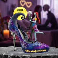 Load image into Gallery viewer, We&#39;re Simply Meant To Be - Personalized Couple Plaque Shaped Plaques PopCulturePrints
