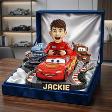 Load image into Gallery viewer, "Ignite the Adventure!" - Custom Photo Adventure Race Acrylic Plaque - Personalized Gifts for Kids Shaped Plaques PopCulturePrints
