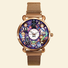 Load image into Gallery viewer, Celebrate Your Heritage – Patriotic Pride Mesh Strap Quartz Watch Quartz Watch PopCulturePrints
