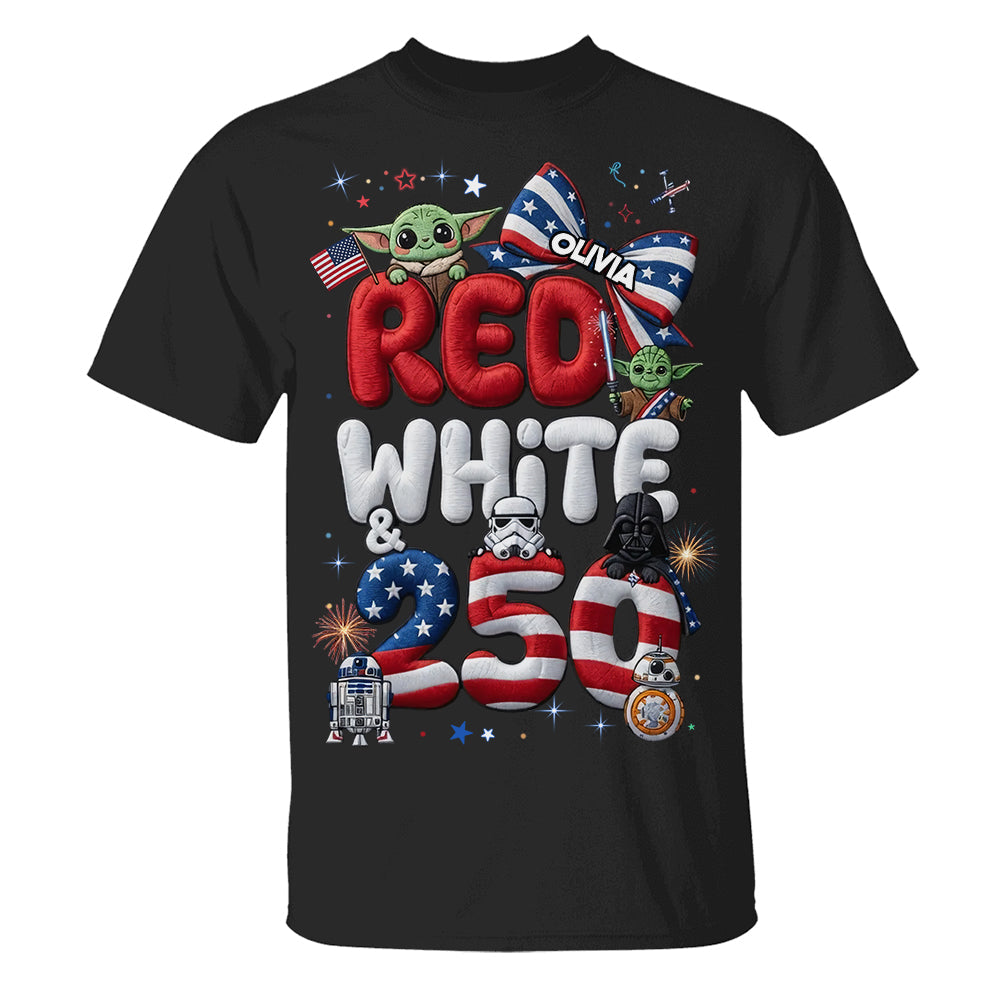 Celebrate Freedom with a Cosmic Twist - Patriotic Space Adventure Shirt - Personalized Gift for Everyone