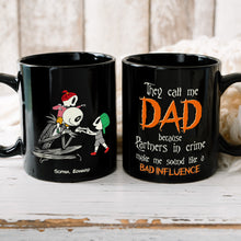 Load image into Gallery viewer, Personalized Horror-Themed Family Coffee Mug: Partners in Crime Coffee Mug PopCulturePrints

